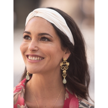 ISABEL GUARCH PENDIENTES MODERNISMO 1903 ORO